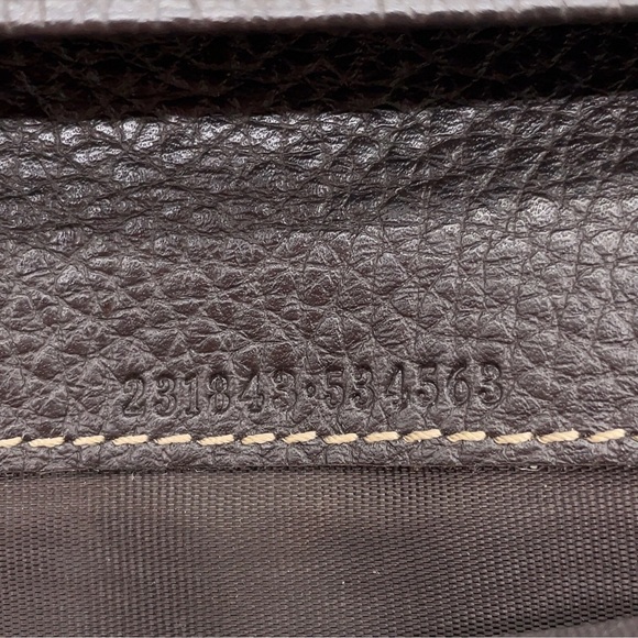 Gucci Brown and Tan Crystal and leather coated long wallet - Picture 15 of 16